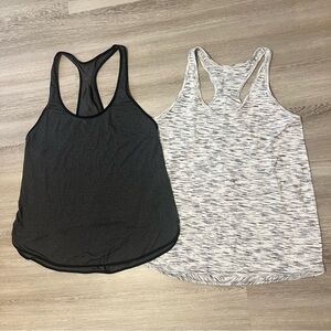 LULU LEMON *BUNDLE* (2) Women’s Racerback Tank Tops Size 4 (Small)